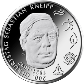 20 Euro Silber Deutschland 2021 200. Geburtstag Sebastian Kneipp