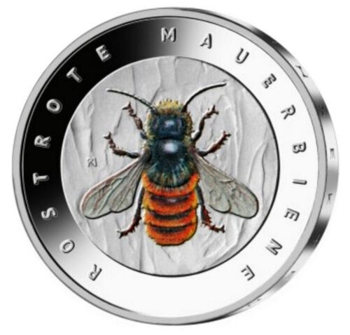5 Euro Deutschland 2023 Wunderwelt der Insekten - Mauerbiene - VERSANDFREI