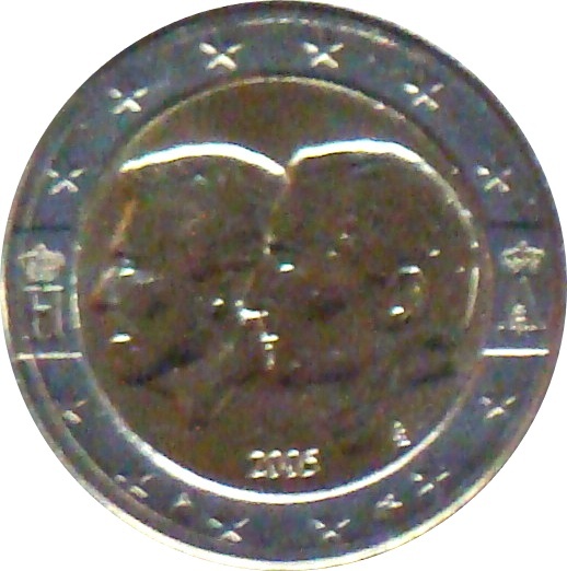 2 Euro Gedenkmünze Belgien 2005 Wirtschaftsunion