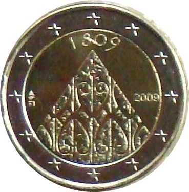 2 Euro Gedenkmünze Finnland 2009 Autonomie