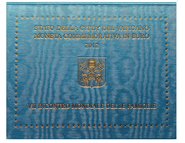 2 Euro Gedenkmünze Vatikan 2012 Weltfamilientreffen