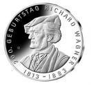 10 Euro Gedenkmünze 2013 Richard Wagner Stempelglanz