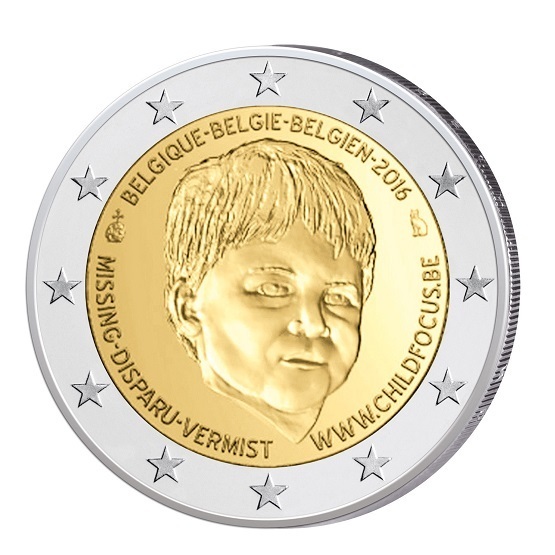 2 Euro Gedenkmünze Belgien 2016 Child Focus
