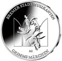 20 Euro Silber Gedenkmünze Deutschland 2017 Bremer Stadtmusikanten ST / Stempelglanz 925Ag