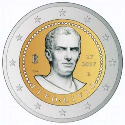 2 Euro Gedenkmünze Italien 2017 Titus Livius