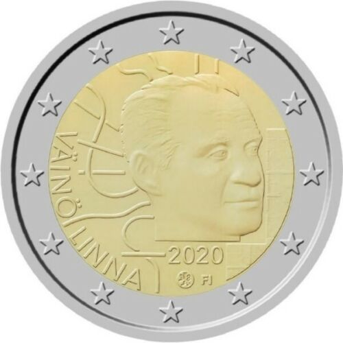 2 Euro Gedenkmünze Finnland 2020 100 Geburtstag von Väinö Linna