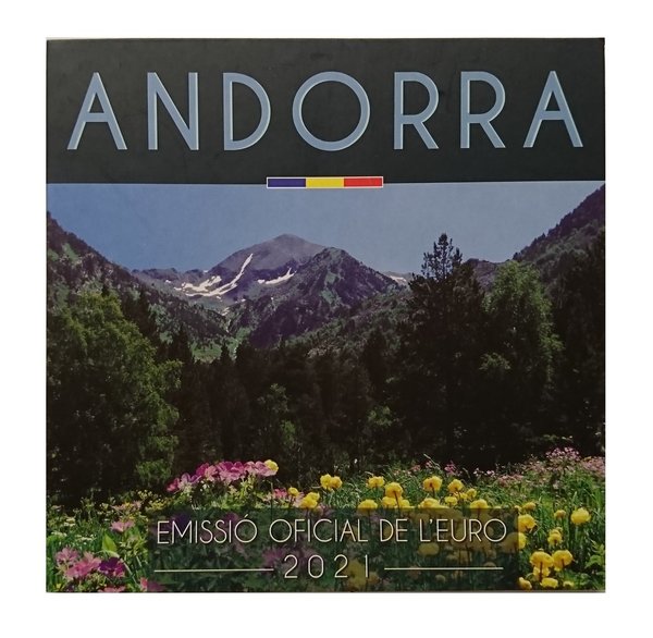 offizieller KMS Kursműnzensatz Andorra 2021