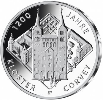 20 Euro Silber Deutschland 2022 1200 Jahre Kloster Corvey