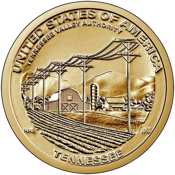 USA 1 US Innovation Dollar 2022 Tennessee / Mint D