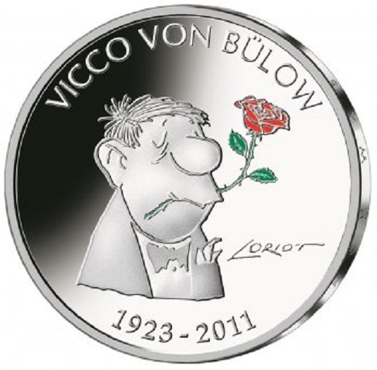 20 Euro Silber Deutschland 2023 Vicco von Bülow (Loriot)  SPIEGELGLANZ