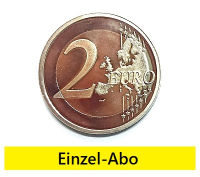 2 Euro Gedenkmünzen Abo bankfrisch / unzirkuliert   - EINZELVERSAND - Preise siehe Beschreibung -